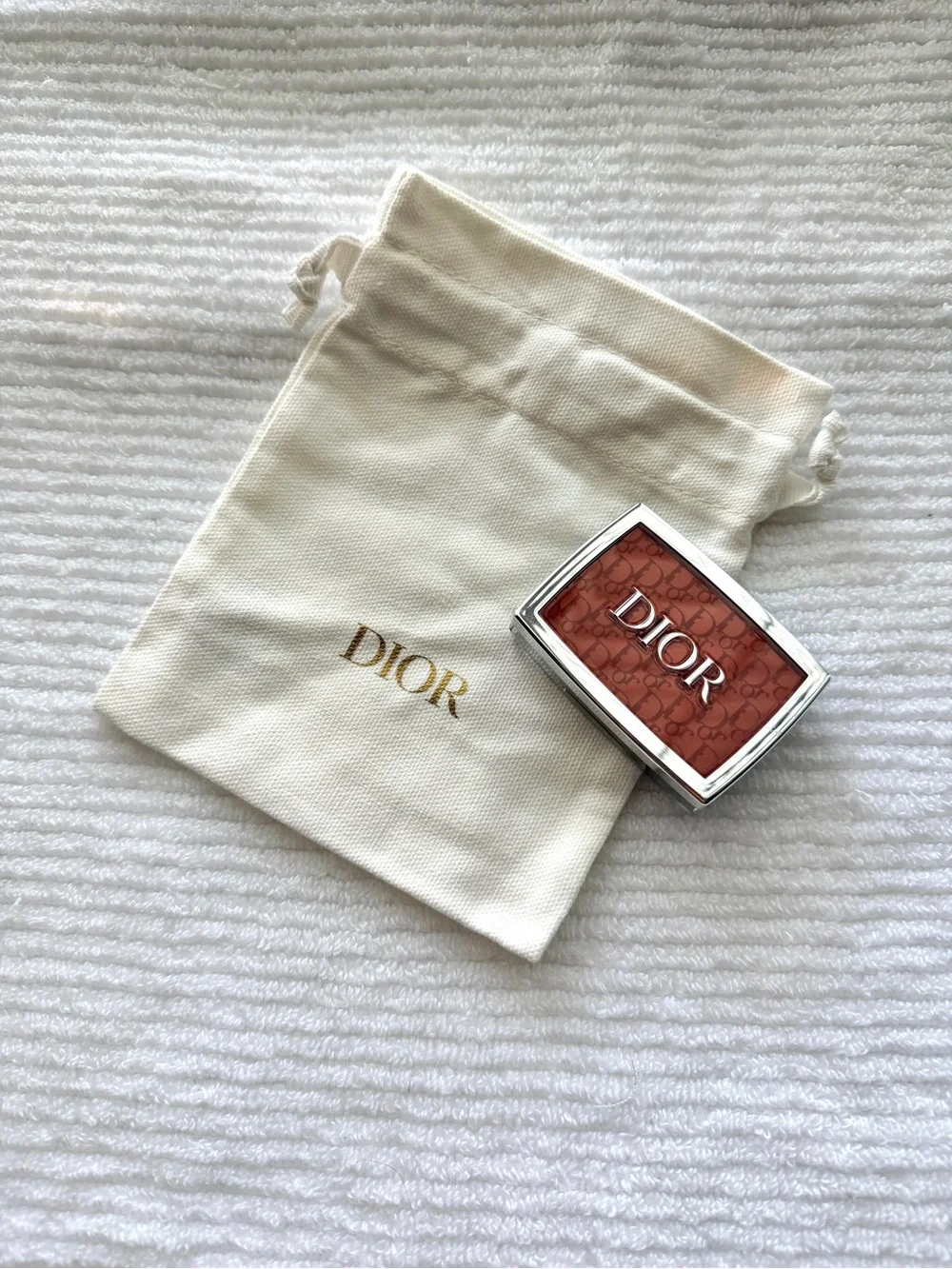 Dior Rosy Glow in Discontinued shade 020 Mahogany BN no box + Dust Bag OG Powder